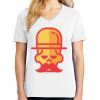 1-DAY RUSH NO MINIMUM Ladies V-Neck Short Sleeve T-Shirt Thumbnail