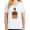 1-DAY RUSH NO MINIMUM Ladies V-Neck Short Sleeve T-Shirt Thumbnail