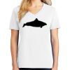 1-DAY RUSH NO MINIMUM Ladies V-Neck Short Sleeve T-Shirt Thumbnail
