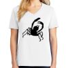1-DAY RUSH NO MINIMUM Ladies V-Neck Short Sleeve T-Shirt Thumbnail