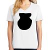 1-DAY RUSH NO MINIMUM Ladies V-Neck Short Sleeve T-Shirt Thumbnail