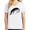 1-DAY RUSH NO MINIMUM Ladies V-Neck Short Sleeve T-Shirt Thumbnail