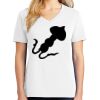 1-DAY RUSH NO MINIMUM Ladies V-Neck Short Sleeve T-Shirt Thumbnail