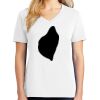 1-DAY RUSH NO MINIMUM Ladies V-Neck Short Sleeve T-Shirt Thumbnail