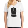 1-DAY RUSH NO MINIMUM Ladies V-Neck Short Sleeve T-Shirt Thumbnail