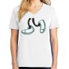 1-DAY RUSH NO MINIMUM Ladies V-Neck Short Sleeve T-Shirt Thumbnail