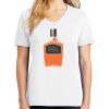 1-DAY RUSH NO MINIMUM Ladies V-Neck Short Sleeve T-Shirt Thumbnail