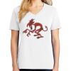 1-DAY RUSH NO MINIMUM Ladies V-Neck Short Sleeve T-Shirt Thumbnail