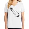 1-DAY RUSH NO MINIMUM Ladies V-Neck Short Sleeve T-Shirt Thumbnail