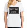 1-DAY RUSH NO MINIMUM Ladies V-Neck Short Sleeve T-Shirt Thumbnail