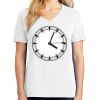 1-DAY RUSH NO MINIMUM Ladies V-Neck Short Sleeve T-Shirt Thumbnail
