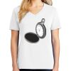 1-DAY RUSH NO MINIMUM Ladies V-Neck Short Sleeve T-Shirt Thumbnail