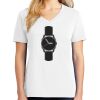 1-DAY RUSH NO MINIMUM Ladies V-Neck Short Sleeve T-Shirt Thumbnail