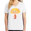 1-DAY RUSH NO MINIMUM Ladies V-Neck Short Sleeve T-Shirt Thumbnail