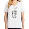 1-DAY RUSH NO MINIMUM Ladies V-Neck Short Sleeve T-Shirt Thumbnail