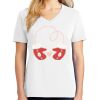 1-DAY RUSH NO MINIMUM Ladies V-Neck Short Sleeve T-Shirt Thumbnail
