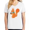 1-DAY RUSH NO MINIMUM Ladies V-Neck Short Sleeve T-Shirt Thumbnail
