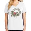1-DAY RUSH NO MINIMUM Ladies V-Neck Short Sleeve T-Shirt Thumbnail
