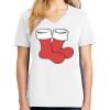 1-DAY RUSH NO MINIMUM Ladies V-Neck Short Sleeve T-Shirt Thumbnail