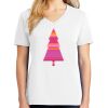 1-DAY RUSH NO MINIMUM Ladies V-Neck Short Sleeve T-Shirt Thumbnail
