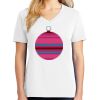 1-DAY RUSH NO MINIMUM Ladies V-Neck Short Sleeve T-Shirt Thumbnail