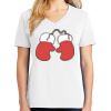 1-DAY RUSH NO MINIMUM Ladies V-Neck Short Sleeve T-Shirt Thumbnail