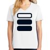 1-DAY RUSH NO MINIMUM Ladies V-Neck Short Sleeve T-Shirt Thumbnail
