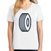 1-DAY RUSH NO MINIMUM Ladies V-Neck Short Sleeve T-Shirt Thumbnail
