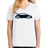 1-DAY RUSH NO MINIMUM Ladies V-Neck Short Sleeve T-Shirt Thumbnail