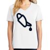 1-DAY RUSH NO MINIMUM Ladies V-Neck Short Sleeve T-Shirt Thumbnail