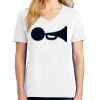 1-DAY RUSH NO MINIMUM Ladies V-Neck Short Sleeve T-Shirt Thumbnail