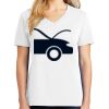 1-DAY RUSH NO MINIMUM Ladies V-Neck Short Sleeve T-Shirt Thumbnail