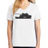 1-DAY RUSH NO MINIMUM Ladies V-Neck Short Sleeve T-Shirt Thumbnail