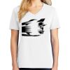 1-DAY RUSH NO MINIMUM Ladies V-Neck Short Sleeve T-Shirt Thumbnail