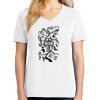 1-DAY RUSH NO MINIMUM Ladies V-Neck Short Sleeve T-Shirt Thumbnail