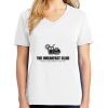 1-DAY RUSH NO MINIMUM Ladies V-Neck Short Sleeve T-Shirt Thumbnail