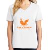 1-DAY RUSH NO MINIMUM Ladies V-Neck Short Sleeve T-Shirt Thumbnail