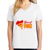 1-DAY RUSH NO MINIMUM Ladies V-Neck Short Sleeve T-Shirt Thumbnail