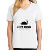 1-DAY RUSH NO MINIMUM Ladies V-Neck Short Sleeve T-Shirt Thumbnail