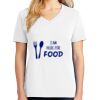 1-DAY RUSH NO MINIMUM Ladies V-Neck Short Sleeve T-Shirt Thumbnail