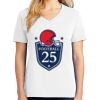 1-DAY RUSH NO MINIMUM Ladies V-Neck Short Sleeve T-Shirt Thumbnail