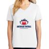 1-DAY RUSH NO MINIMUM Ladies V-Neck Short Sleeve T-Shirt Thumbnail