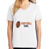 1-DAY RUSH NO MINIMUM Ladies V-Neck Short Sleeve T-Shirt Thumbnail