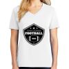 1-DAY RUSH NO MINIMUM Ladies V-Neck Short Sleeve T-Shirt Thumbnail