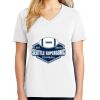 1-DAY RUSH NO MINIMUM Ladies V-Neck Short Sleeve T-Shirt Thumbnail