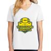 1-DAY RUSH NO MINIMUM Ladies V-Neck Short Sleeve T-Shirt Thumbnail