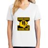 1-DAY RUSH NO MINIMUM Ladies V-Neck Short Sleeve T-Shirt Thumbnail