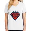 1-DAY RUSH NO MINIMUM Ladies V-Neck Short Sleeve T-Shirt Thumbnail