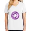 1-DAY RUSH NO MINIMUM Ladies V-Neck Short Sleeve T-Shirt Thumbnail