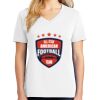 1-DAY RUSH NO MINIMUM Ladies V-Neck Short Sleeve T-Shirt Thumbnail